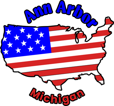 Ann Arbor Michigan Kids Sweatshirt