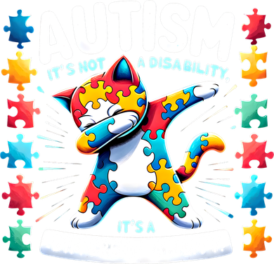 Autism Awareness Month Autism Cat Dabbing Support Autism Gift Coffee Mug