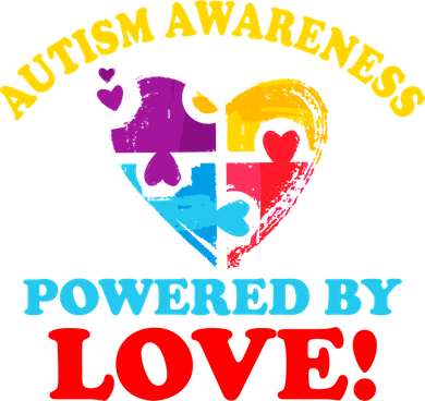 Autism Awareness Powered By Love Puzzle Heart Women's Tank Top