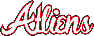 Atliens Atlanta Script Women's Long Sleeve Shirt