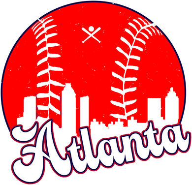Atlanta Baseball ATL Skyline Backpack
