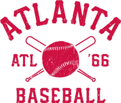 Atlanta Baseball ATL Vintage Brave Retro Backpack