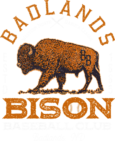 American Bison Baseball Retro Minor League Baseball Team Sweatshirt