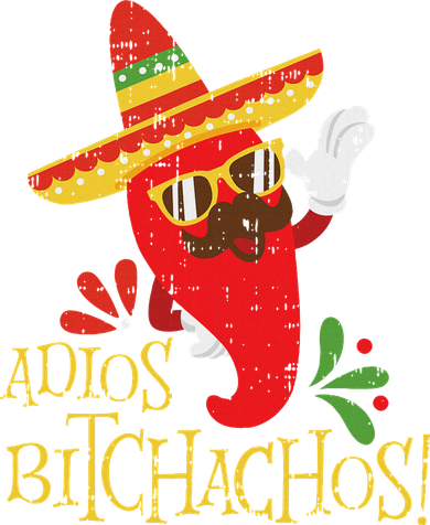 Adios Bitchachos Cinco De Mayo Mexican Chili Peppers Toddler Hoodie