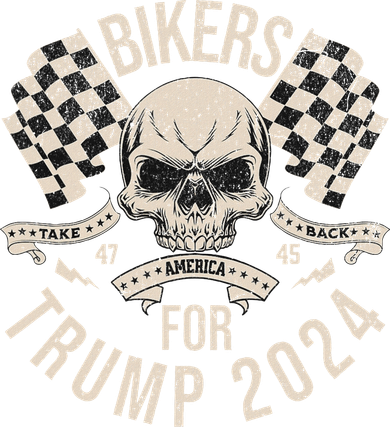 American Bikers For Trump Take America Back 2024 Beanie