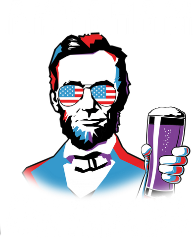 Patriotic Abraham Lincoln Drinkin Women's T-Shirt