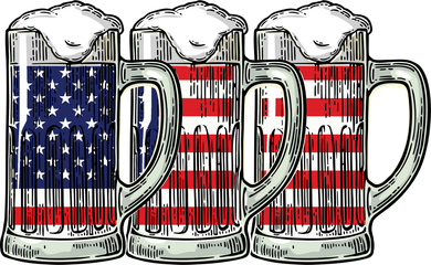 American Beer Long Sleeve Shirt