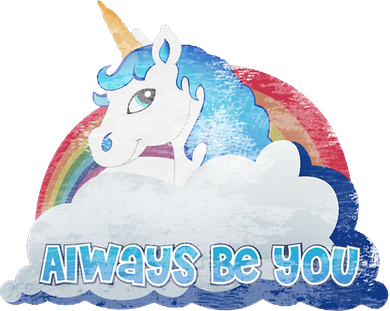 Always Be You Unicorn Rainbow Quote Tote Bag