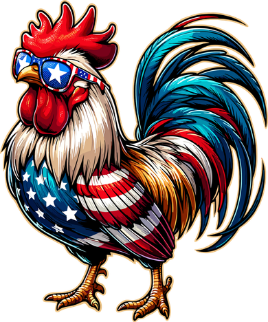 American Chicken Tote Bag