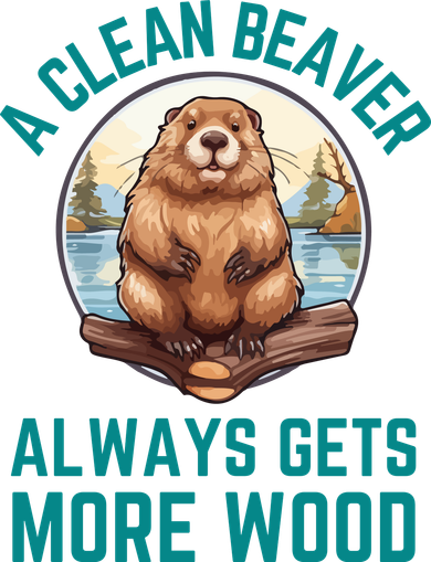 A Clean Beaver Always Gets More Wood Kids T-Shirt