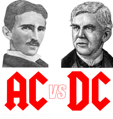 AC VS DC Thomas Edison Nikola Tesla Backpack