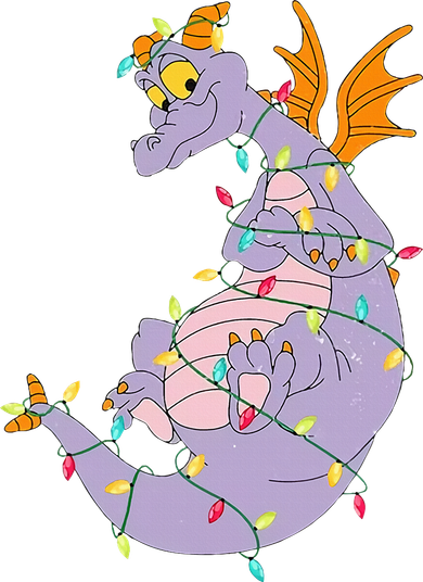Adorable Christmas Figment Lights for Animal Lovers Women's Tank Top