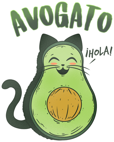 Avogato Cat Hola Women's Hoodie