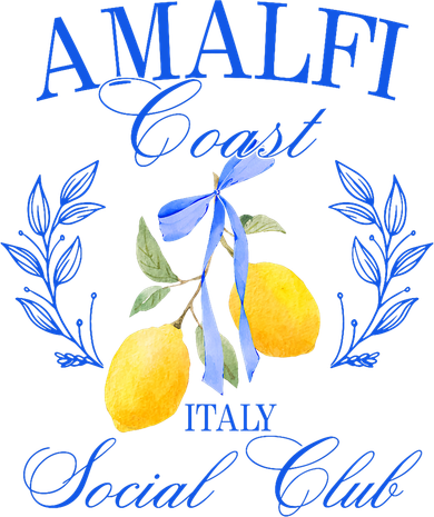 Amalfi Coast Iitaly Social Club Travel Trip Vacation Lemon Transport Backpack