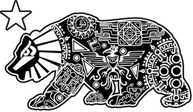 California Republic Aztec Bear Backpack