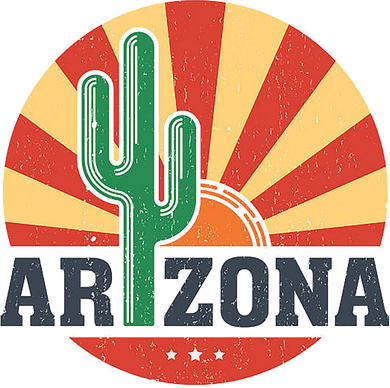 Arizona Cactus Sunset 3 Stars Doggie Tank