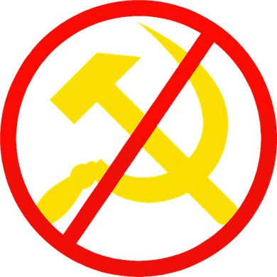 Anti Communist Socialist Golf Towel