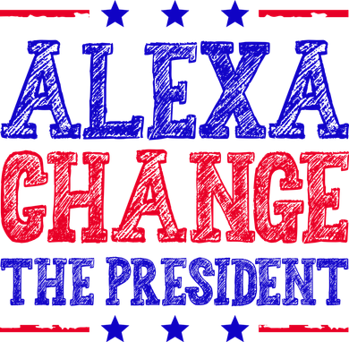 Alexa Change The President Funny Political Women's Tank Top