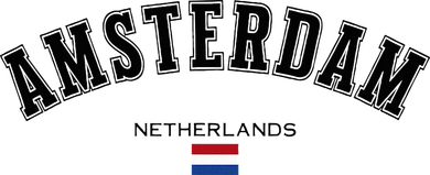 Amsterdam Dutch Flag Souvenir Netherlands Travel Kids Hoodie