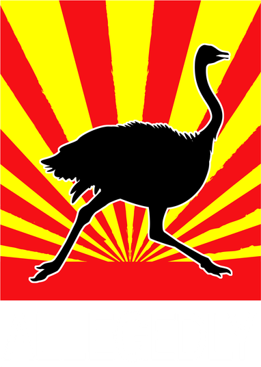 Allegedly Ostrich Coaster