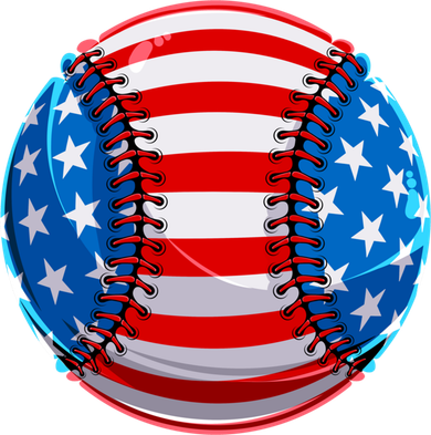 American Flag Baseball Gift 4th Of July Usa Flag Baseball Gift Toddler T-Shirt