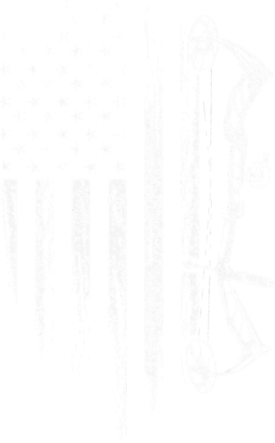 American Flag Bowhunting Bow Archery Kids T-Shirt