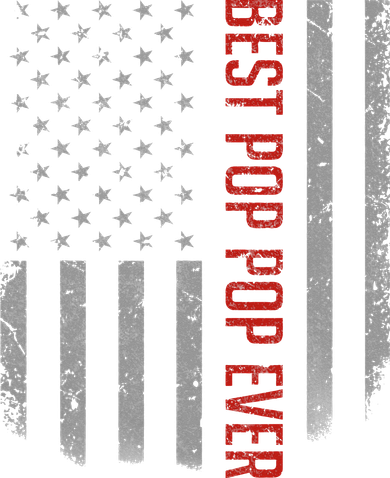American Flag Best Pop Pop Ever Father's day Ornament