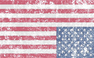 American Flag Distress Upside Down United States Usa Button