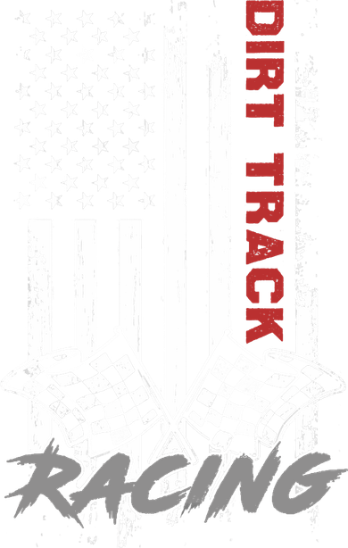 American Flag Dirt Track Racing Car Bike Driver Racer Gifts Coaster