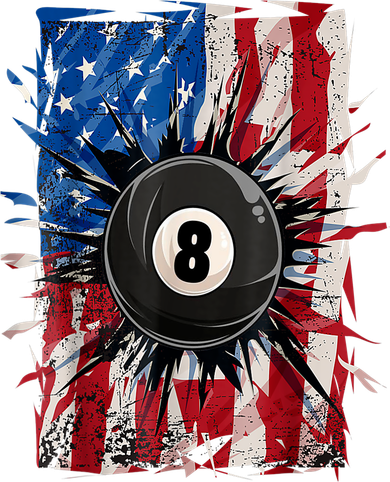American Flag Pool Snooker Billiards Player 8 Ball Usa Gift Women's Tank Top