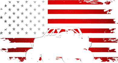 American Flag Quad ATV Apparel Off Road ATV Ornament