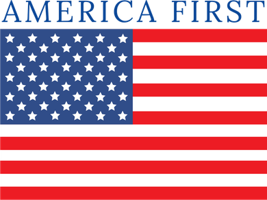 America First USA Flag Women's Dry Zone Grid Polo