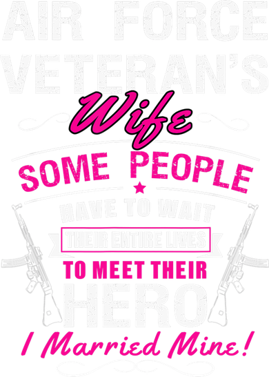 Air Force Veteran's Wife Kids T-Shirt
