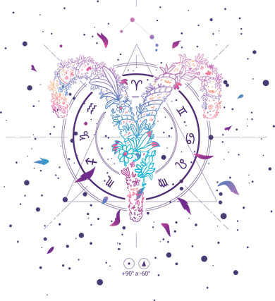 Aries Floral Zodiac Kids T-Shirt