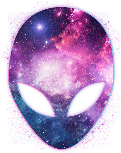 Alien Galaxy Face Beanie