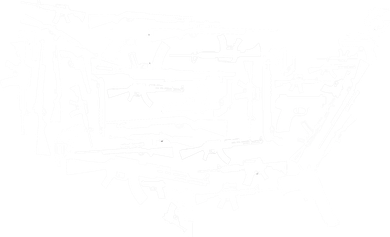 American Gun Map Kids T-Shirt