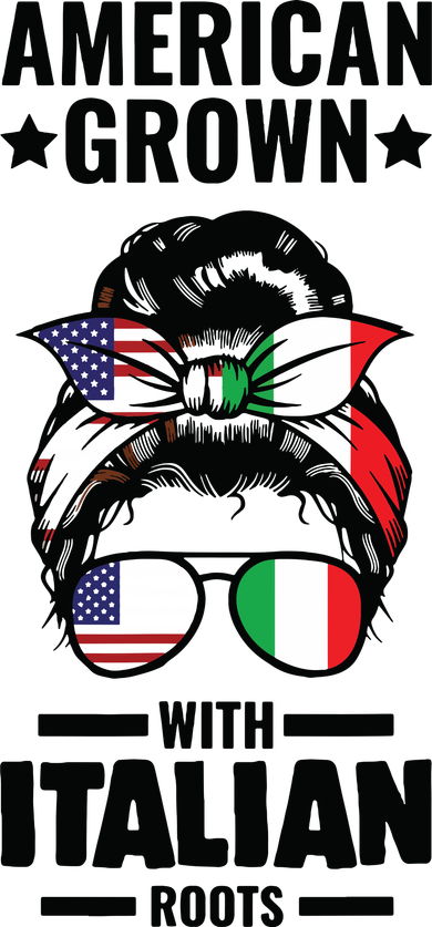 American Grown With Italian Roots Italian Doggie Tank