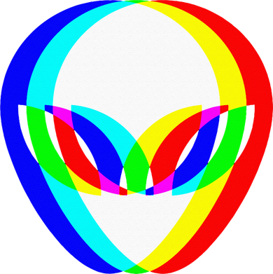 Alien Head Trippy Vaporwave Techno Rave EDM Music Festival Kids Hoodie