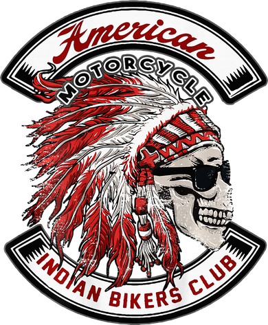 American Indian Bikers Club Motorcycle Biker Bike Bucket Hat
