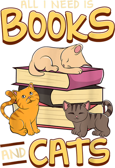 All I Need Is Books And Cats Adorable Book Obsessed Cat Mom Baby Bodysuit