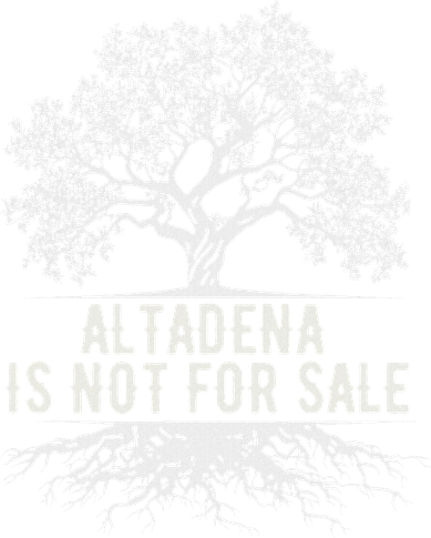 Altadena Is Not For Sale California Women's Sweatshirt