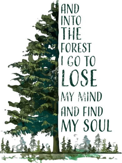 And Into The Forest I Go To Lose My Mind And Find My Soul Women's V-Neck T-Shirt