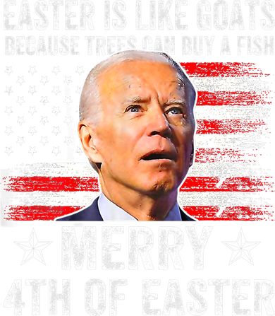 Anti Joe Biden Merry 4th Of Easter 4th Of July Coaster