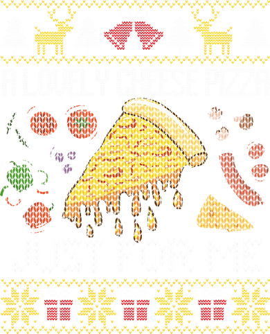 A Lovely Cheese Pizza Just For Me Alone Home Christmas  Women's Tank Top
