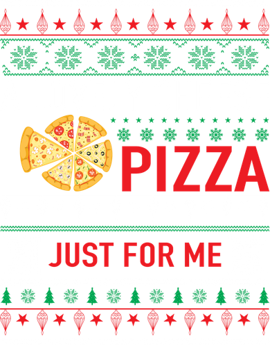 A Lovely Cheese Pizza Just For Me Ugly Christmas Women's Tank Top
