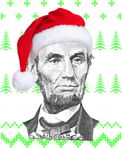 Abraham Lincoln Ugly Christmas Sweater Women's T-Shirt