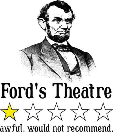 Abraham Lincoln Ford's Theatre Rating Coaster
