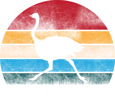 Allegedly Ostrich Lover Vintage Coaster