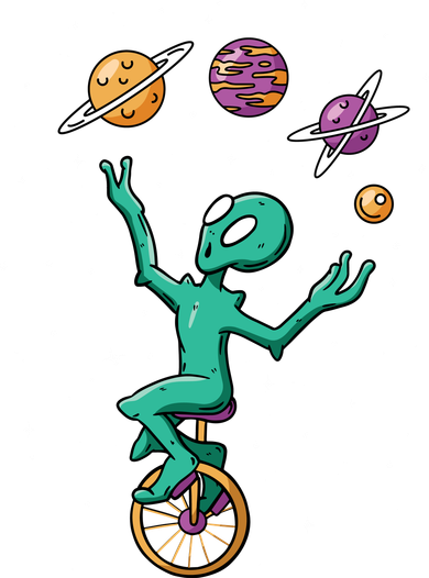 Alien Juggler T-Shirt