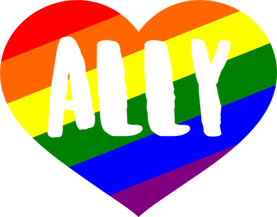 LGBT Pride Love Ally Heart Toddler Hoodie